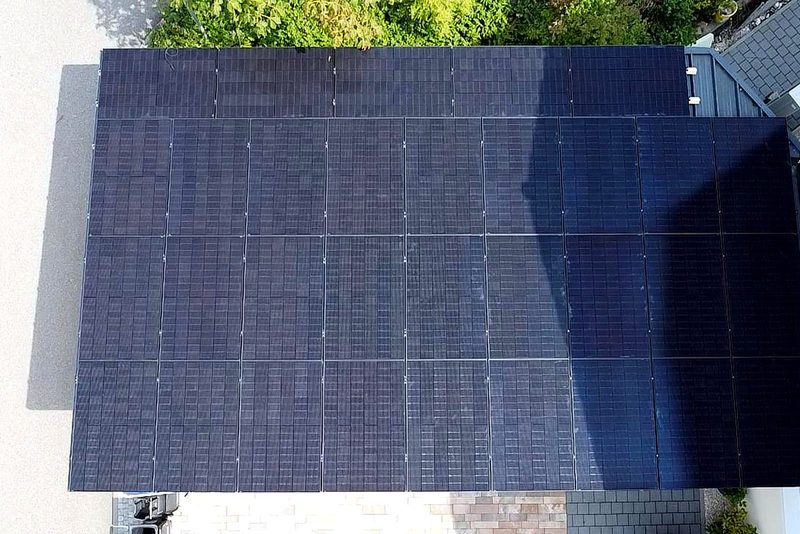 Photovoltaikanlage: Einfamilienhaus, Satteldach