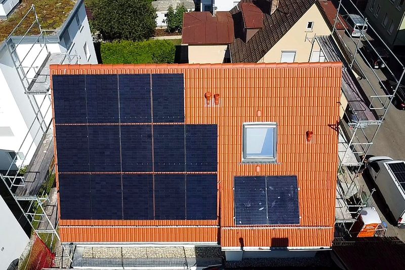 Photovoltaikanlage: Haus im Ortskern