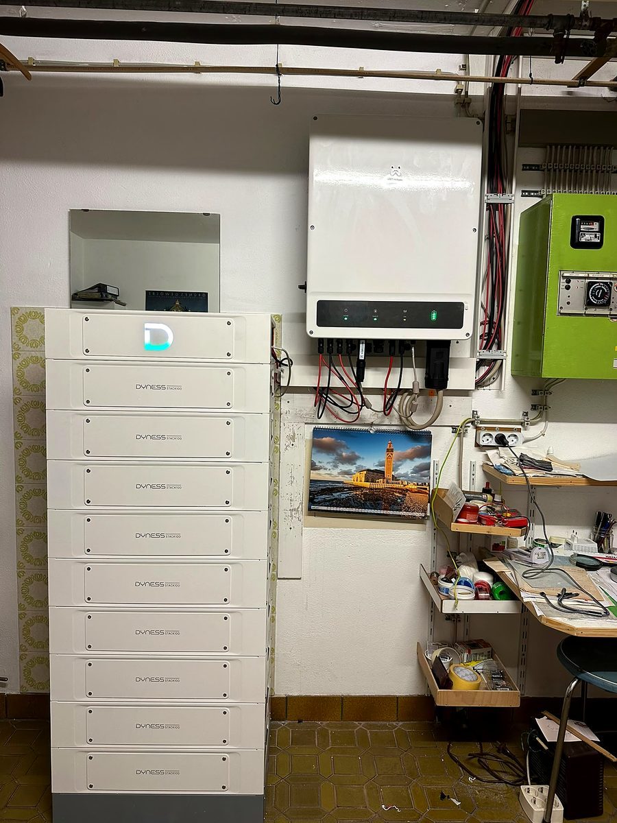 Batteriespeicher in einer Photovoltaikanlage